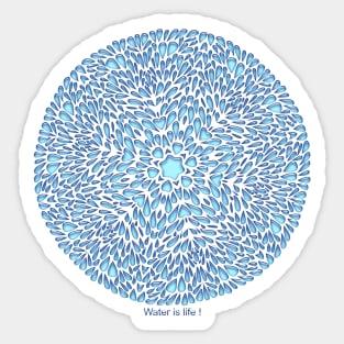 Water drops Sticker